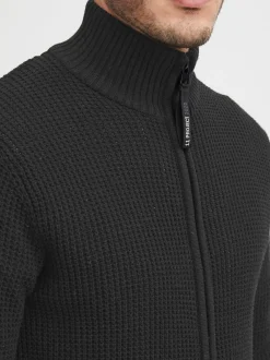 11 Project Herren Strickjacke - PRKimmo in schwarz