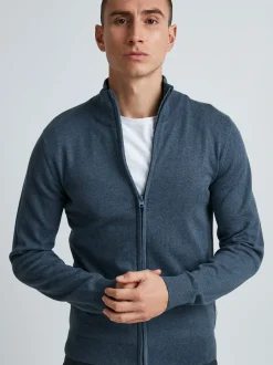 11 Project Herren Strickjacke - PRMelker in blau