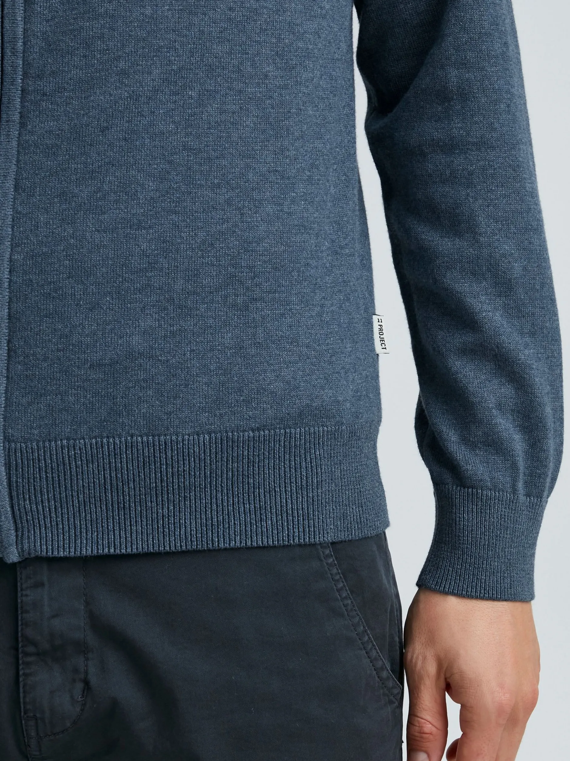 11 Project Herren Strickjacke - PRMelker in blau