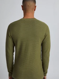 11 Project Herren Strickpullover - PRFrode in grün