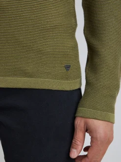 11 Project Herren Strickpullover - PRFrode in grün