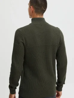 11 Project Herren Strickpullover - PRAdam in grün