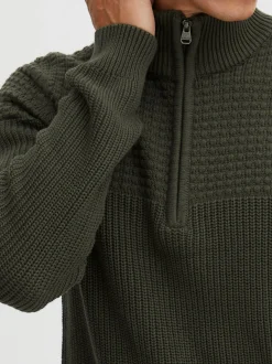 11 Project Herren Strickpullover - PRAdam in grün