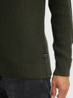 11 Project Herren Strickpullover - PRAdam in grün