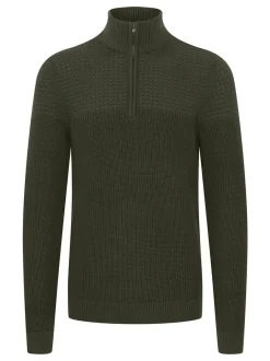 11 Project Herren Strickpullover - PRAdam in grün