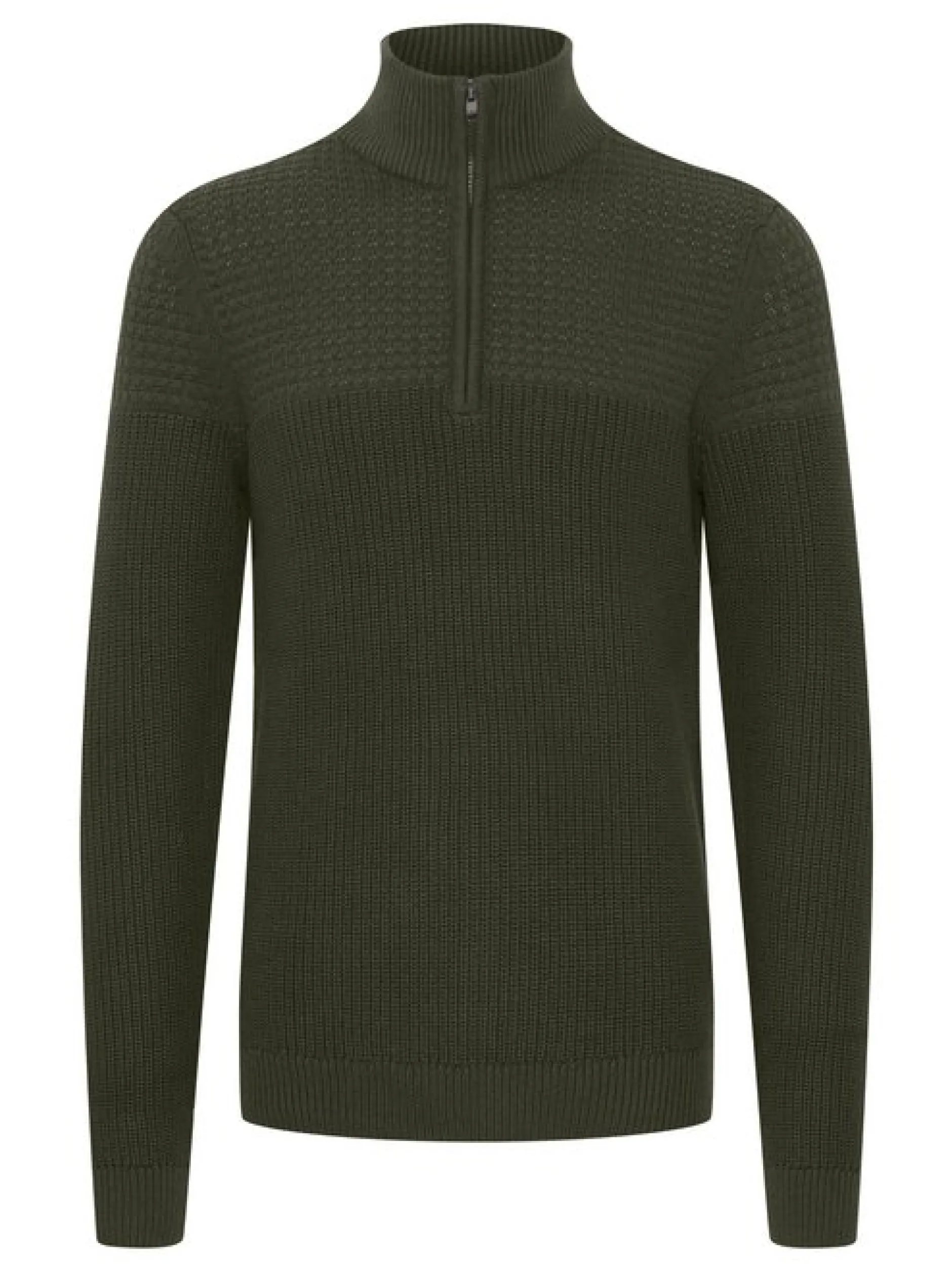 11 Project Herren Strickpullover - PRAdam in grün