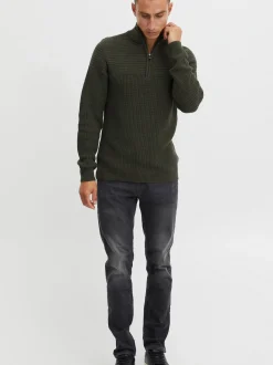 11 Project Herren Strickpullover - PRAdam in grün