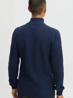 11 Project Herren Strickpullover - PRAdam in blau