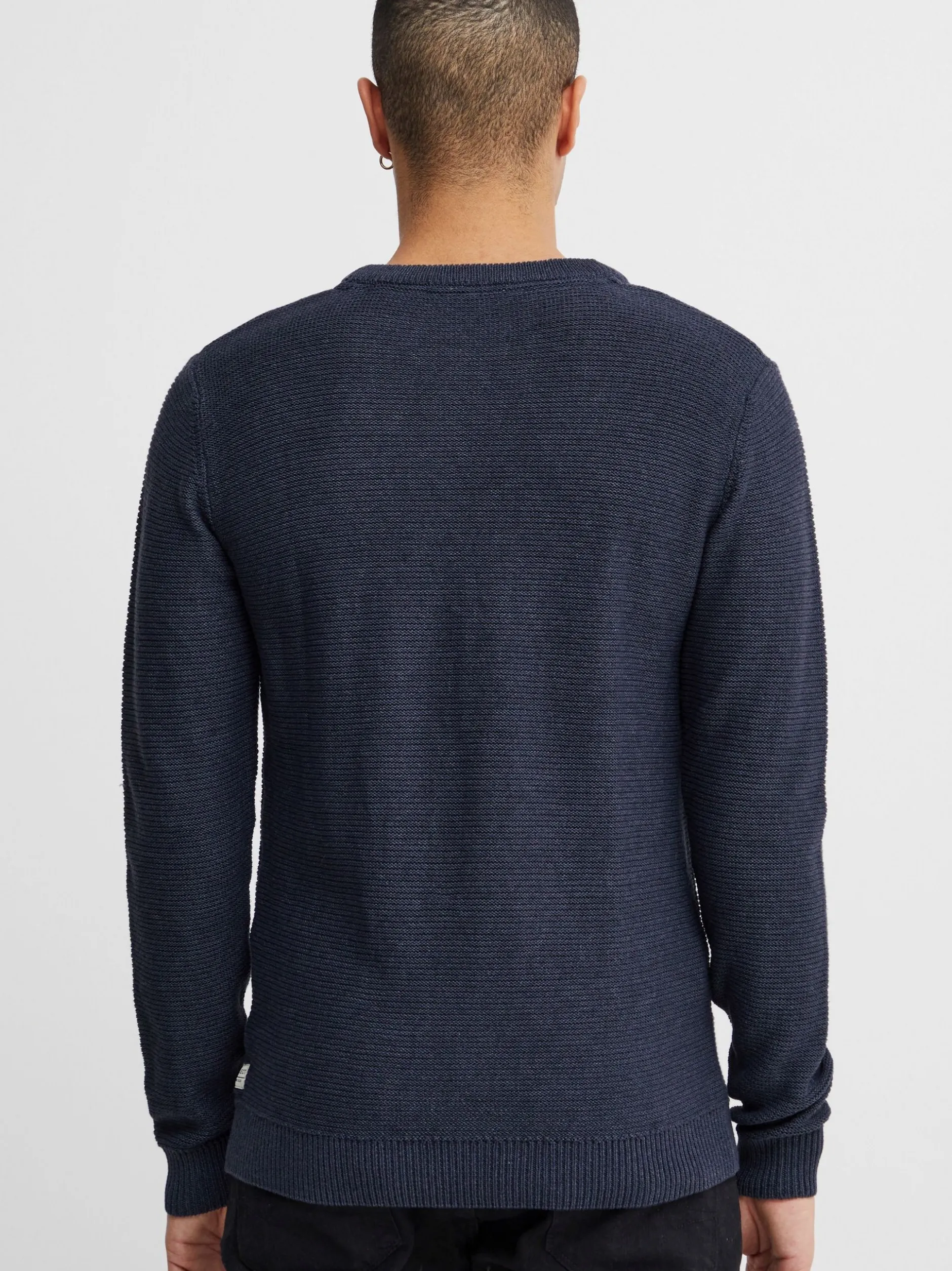 11 Project Herren Strickpullover - PRTill in blau