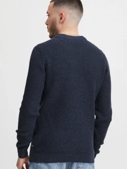 11 Project Herren Strickpullover - PRKimmich in blau