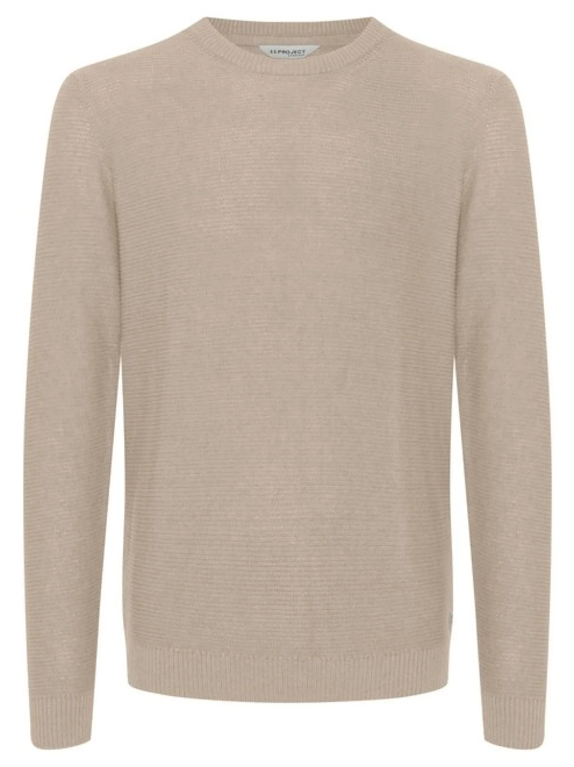 11 Project Herren Strickpullover - PRTill in beige