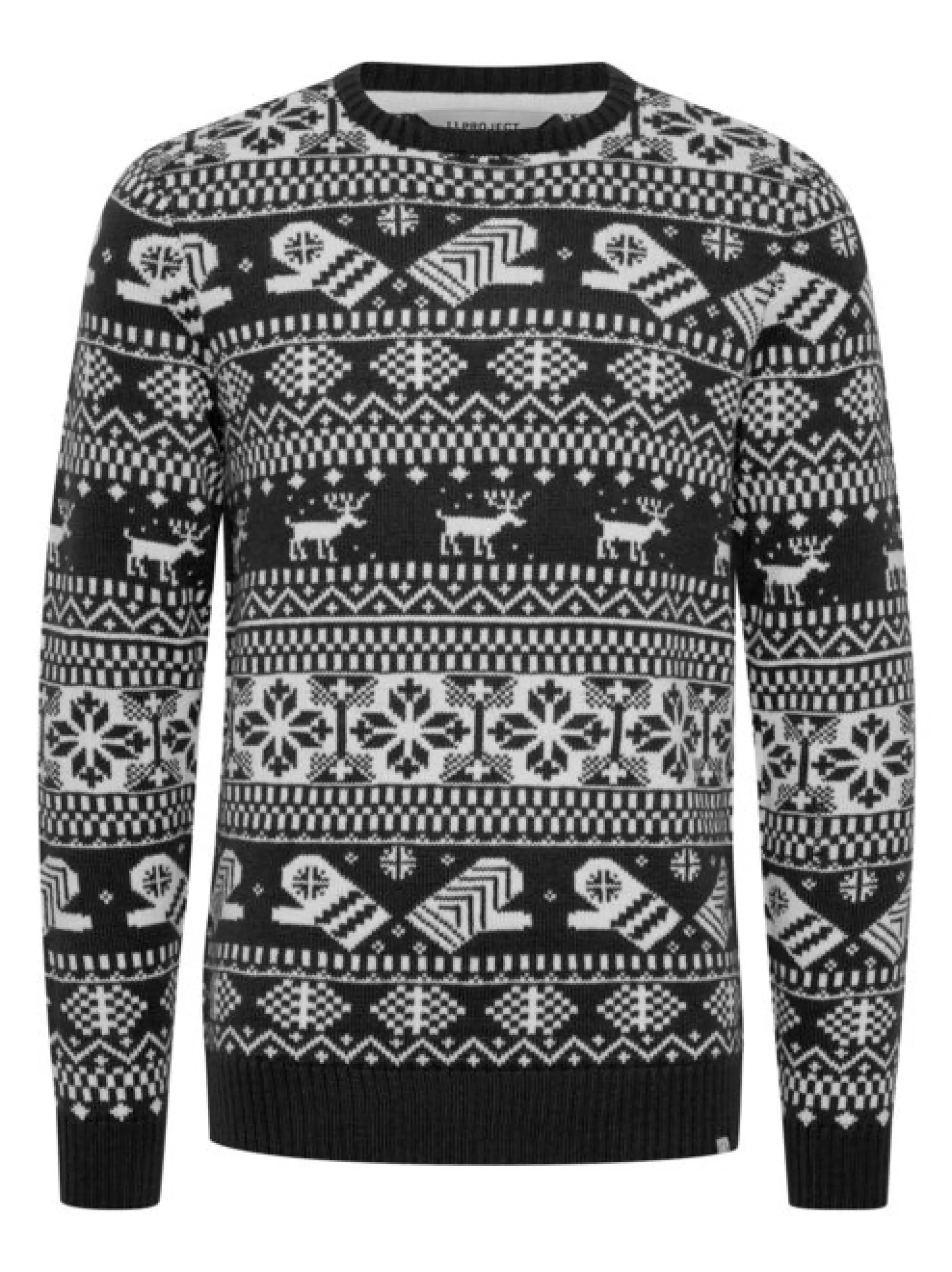 11 Project Herren Weihnachtspullover - PRUwe in blau