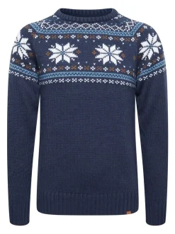 11 Project Herren Weihnachtspullover - PRTimbro in blau