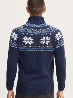 11 Project Herren Weihnachtspullover - PRTim in blau
