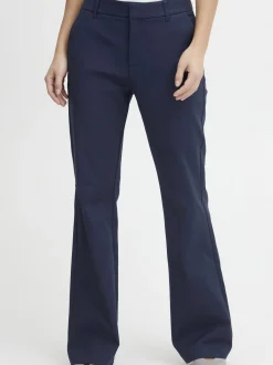 PULZ Jeans Damen Casual PZBINDY Hohe Taille in marine