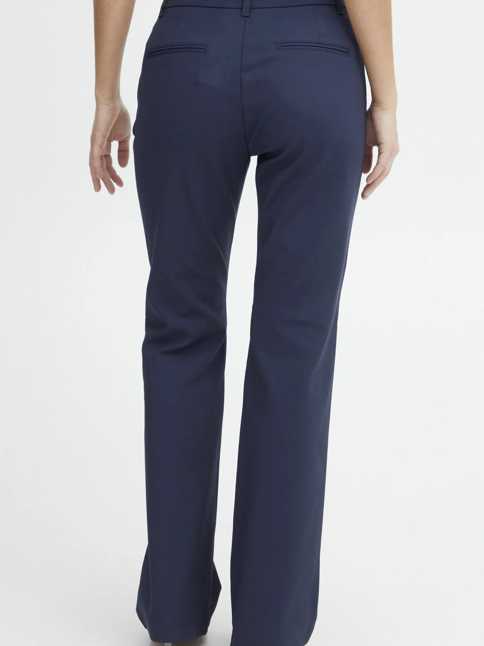 PULZ Jeans Damen Casual PZBINDY Hohe Taille in marine