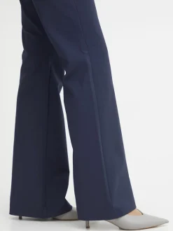 PULZ Jeans Damen Casual PZBINDY Hohe Taille in marine