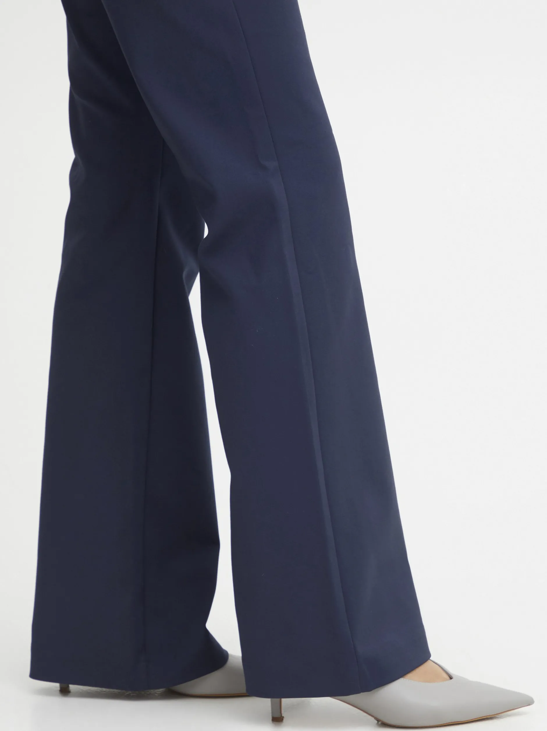 PULZ Jeans Damen Casual PZBINDY Hohe Taille in marine