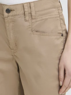PULZ Jeans Damen Casual PZEVELYN Normale Passform in beige