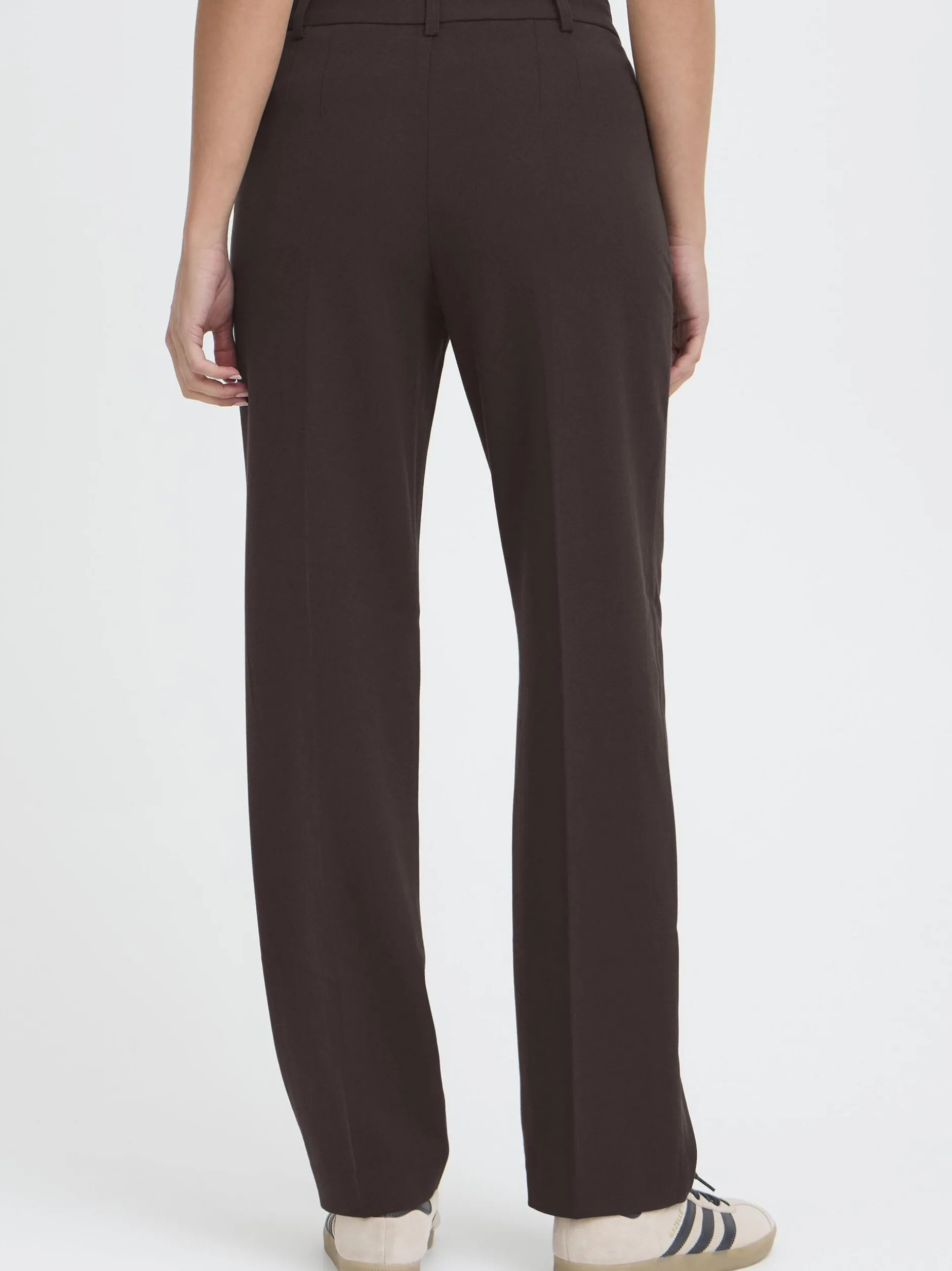 PULZ Jeans Damen Freizeithose PZLEONORA in mocca