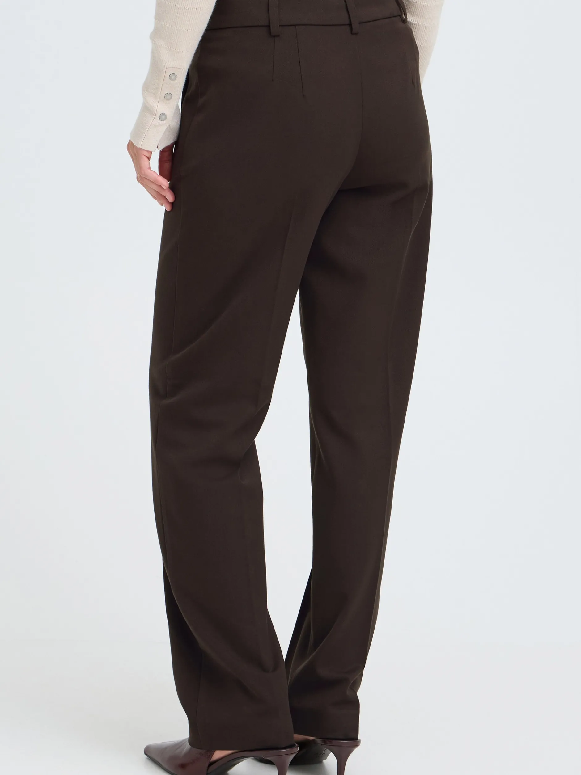 PULZ Jeans Damen Freizeithose PZLEONORA in mocca