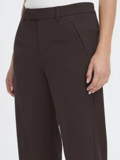 PULZ Jeans Damen Freizeithose PZLEONORA in mocca