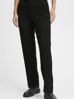 PULZ Jeans Damen Freizeithose PZLEONORA in schwarz