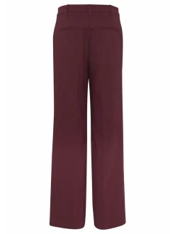 PULZ Jeans Damen Hose PZBINDY in bordeaux