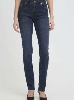 PULZ Jeans Damen Jeans PZEMMA in blau