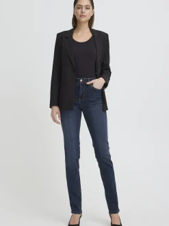 PULZ Jeans Damen Jeans PZEMMA in blau