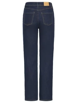 PULZ Jeans Damen Jeans PZKATJA Hohe Taille in rinsed blau