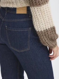 PULZ Jeans Damen Jeans PZKATJA Hohe Taille in rinsed blau