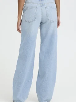 PULZ Jeans Damen Jeans PZVEGA Hohe Taille in light stone denim