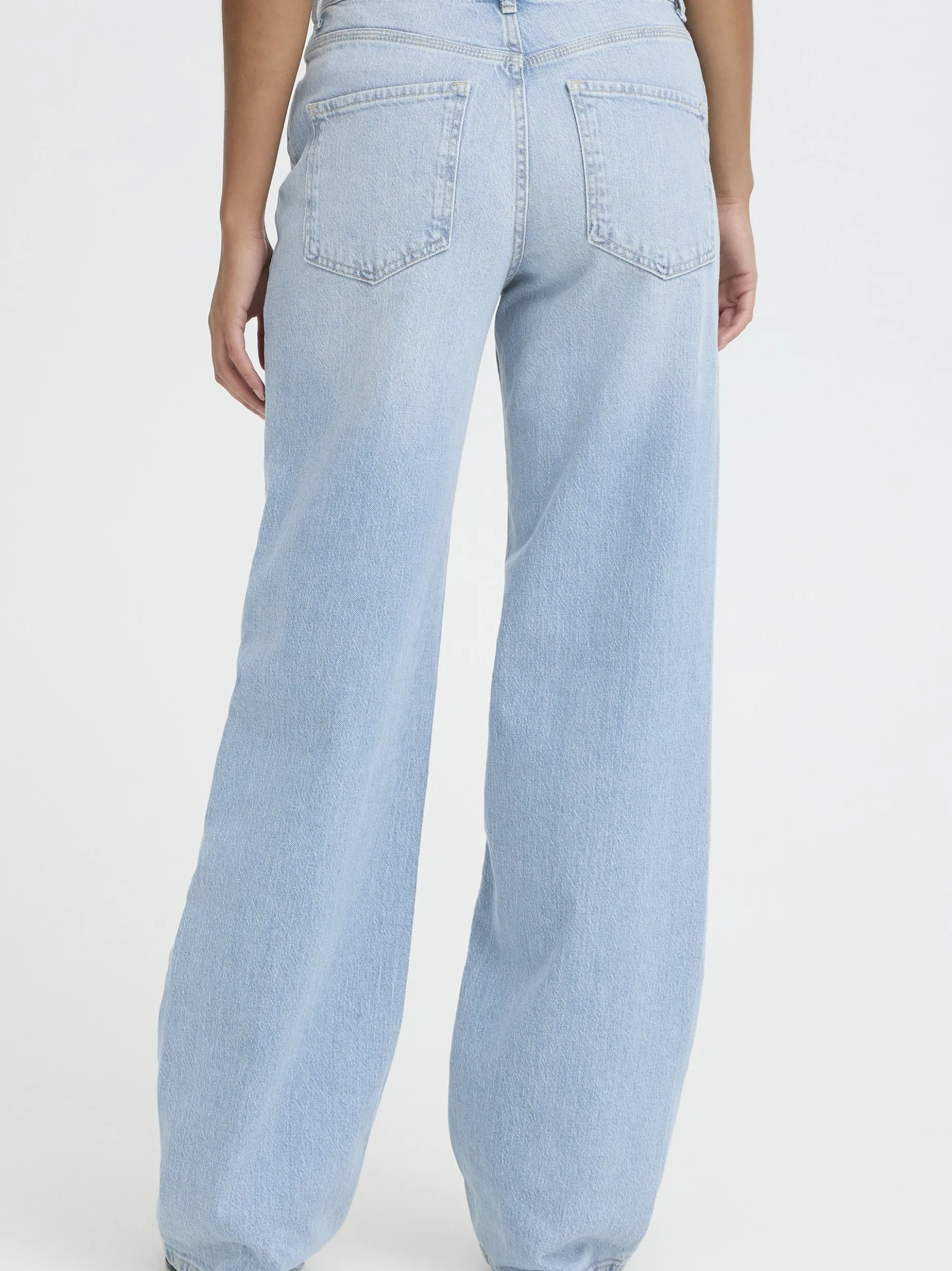 PULZ Jeans Damen Jeans PZVEGA Hohe Taille in light stone denim