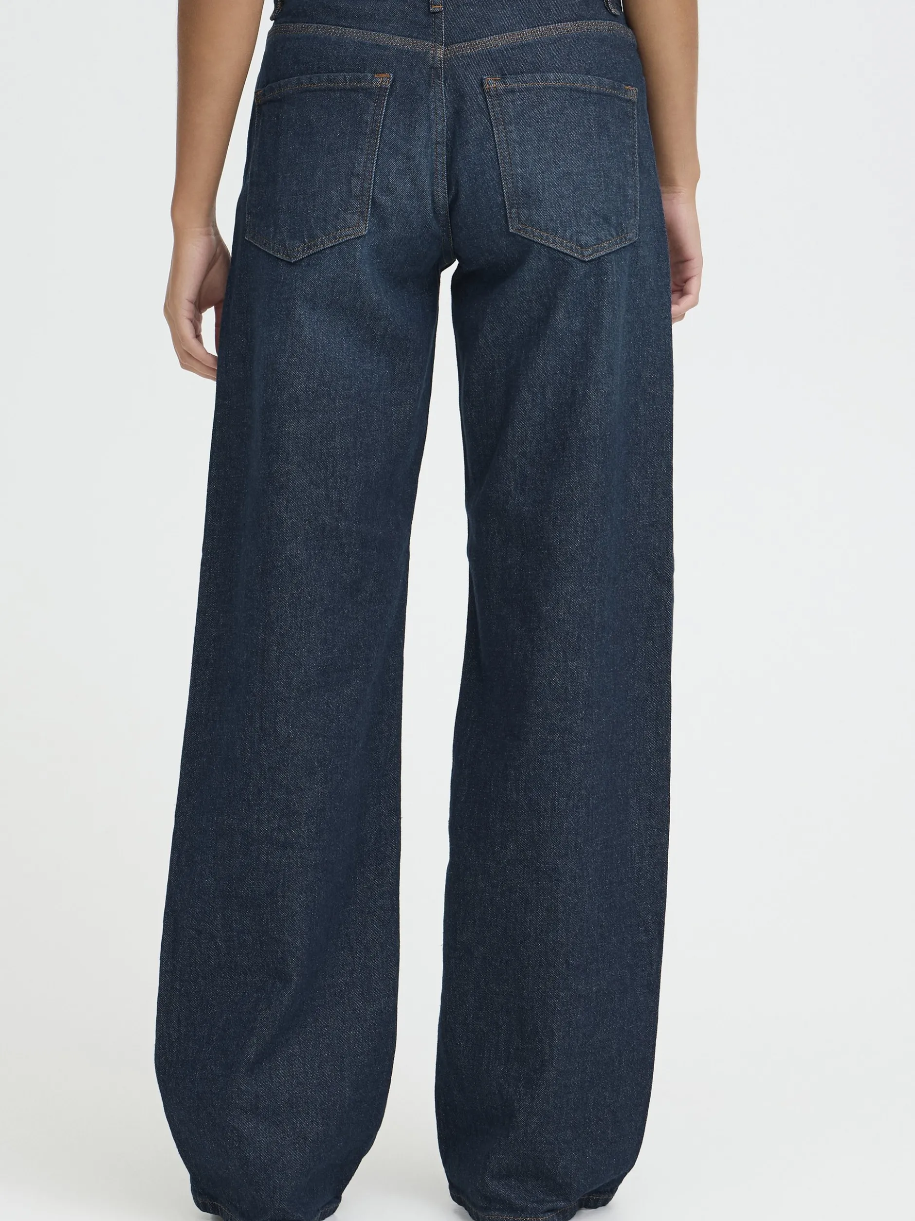 PULZ Jeans Damen Jeans PZVEGA Hohe Taille in dark stone denim