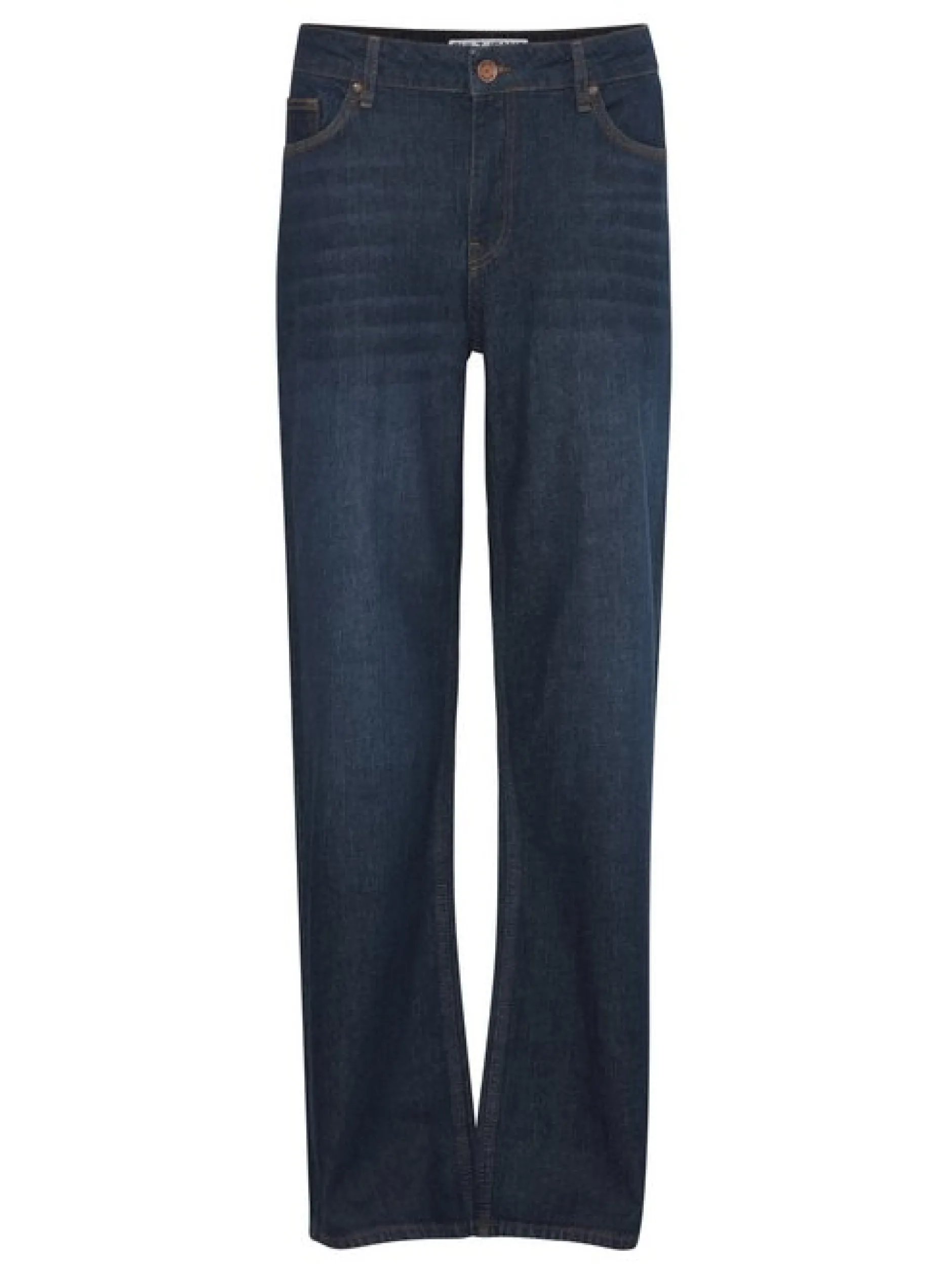 PULZ Jeans Damen Jeans PZVEGA Hohe Taille in dark stone denim