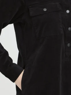 PULZ Jeans Damen Kleid PZSALLY in schwarz
