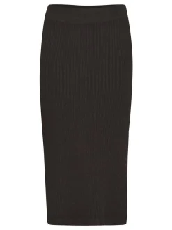 PULZ Jeans Damen Rock PZSARA in mocca