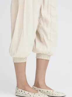 PULZ Jeans Damen Shorts PZJILL in beige