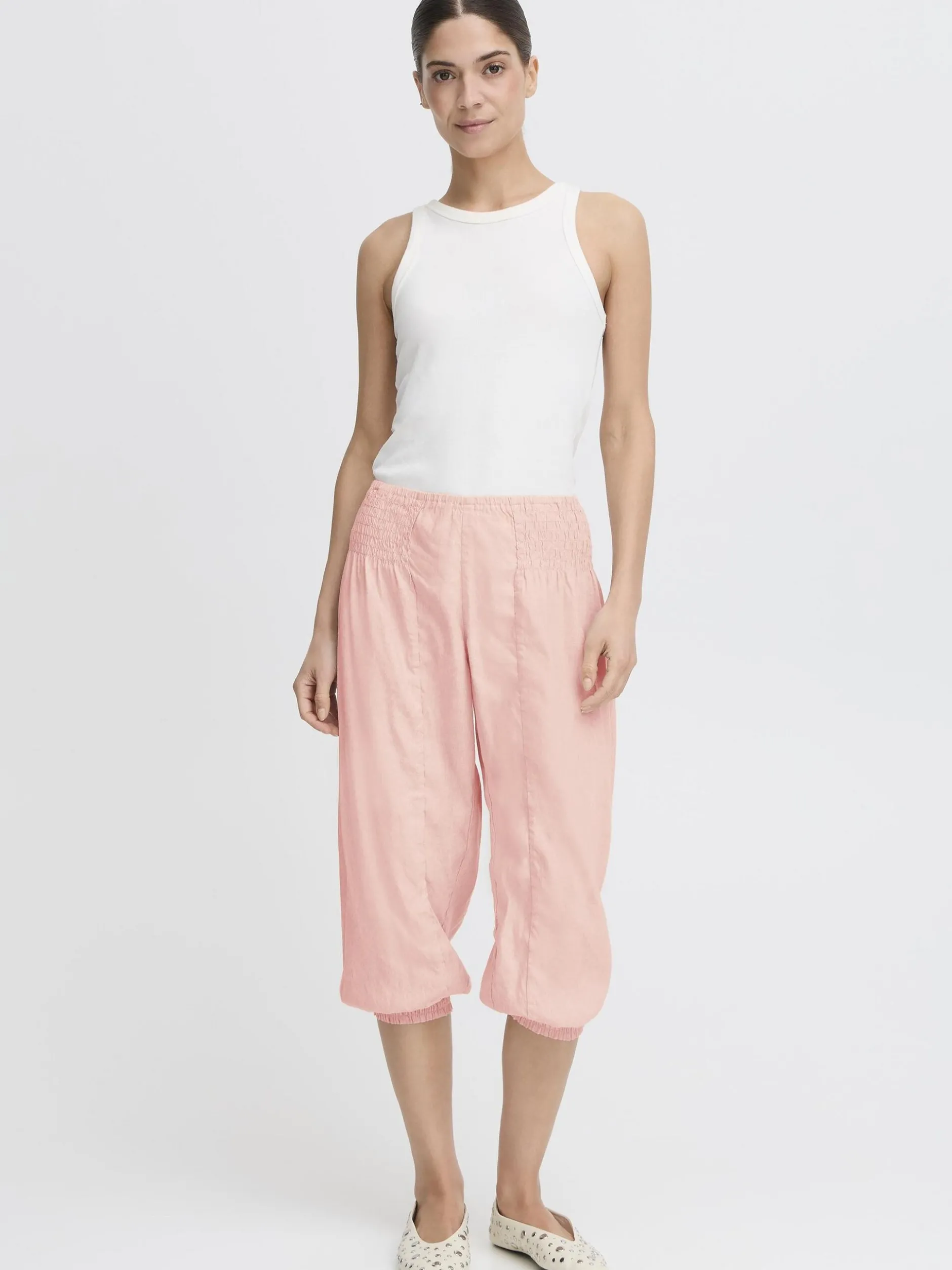 PULZ Jeans Damen Shorts PZJILL in rosa