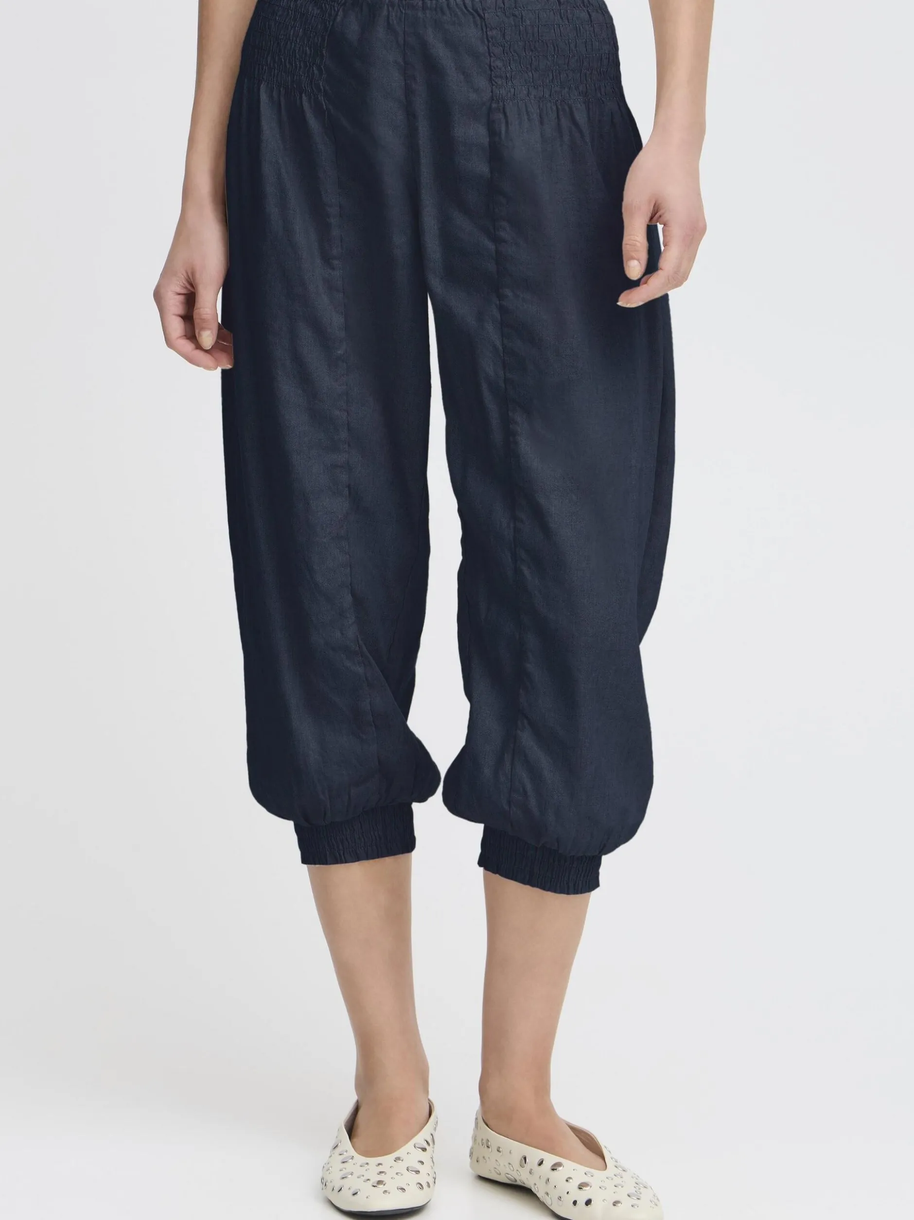 PULZ Jeans Damen Shorts PZJILL in blau