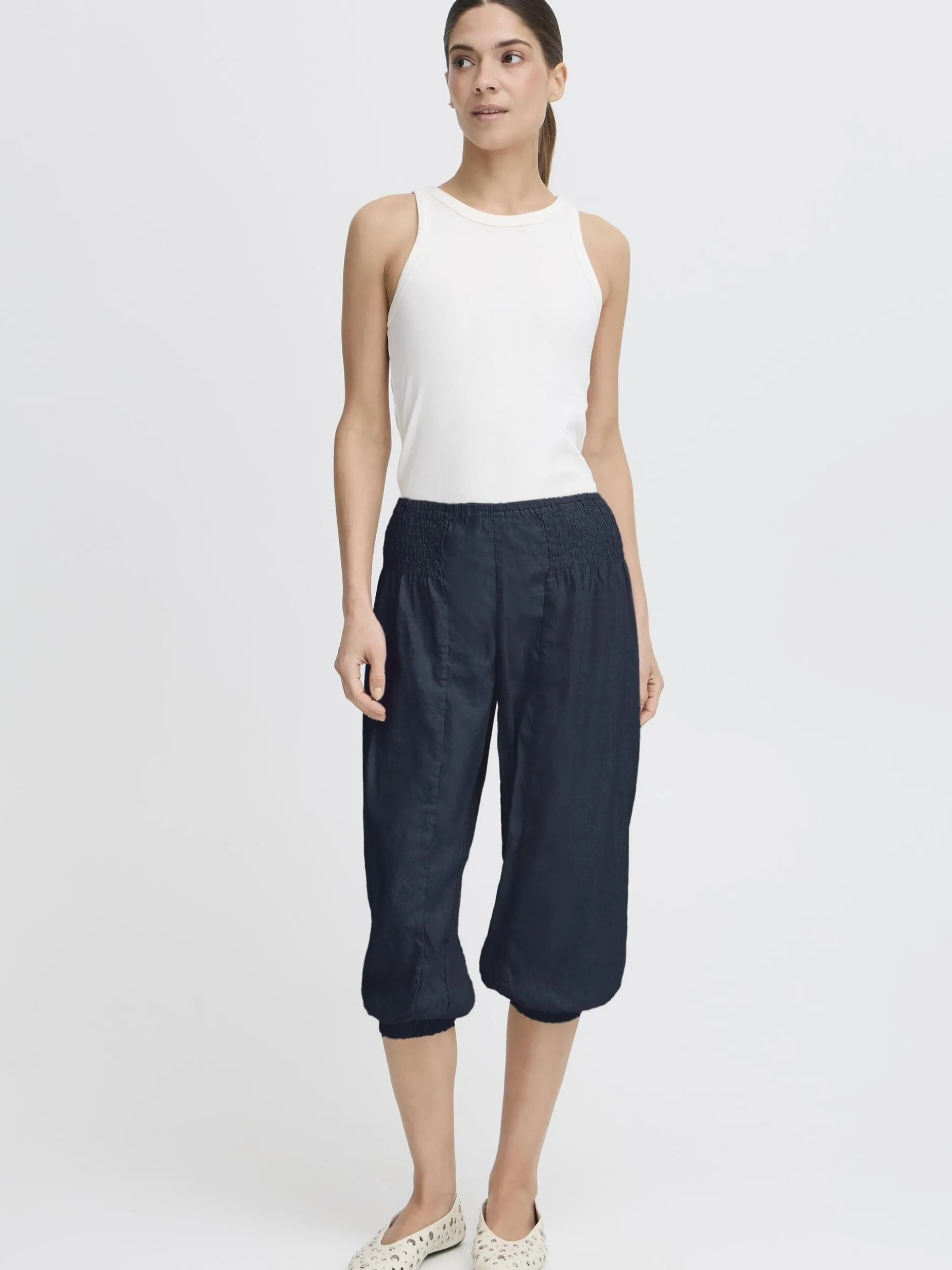 PULZ Jeans Damen Shorts PZJILL in blau