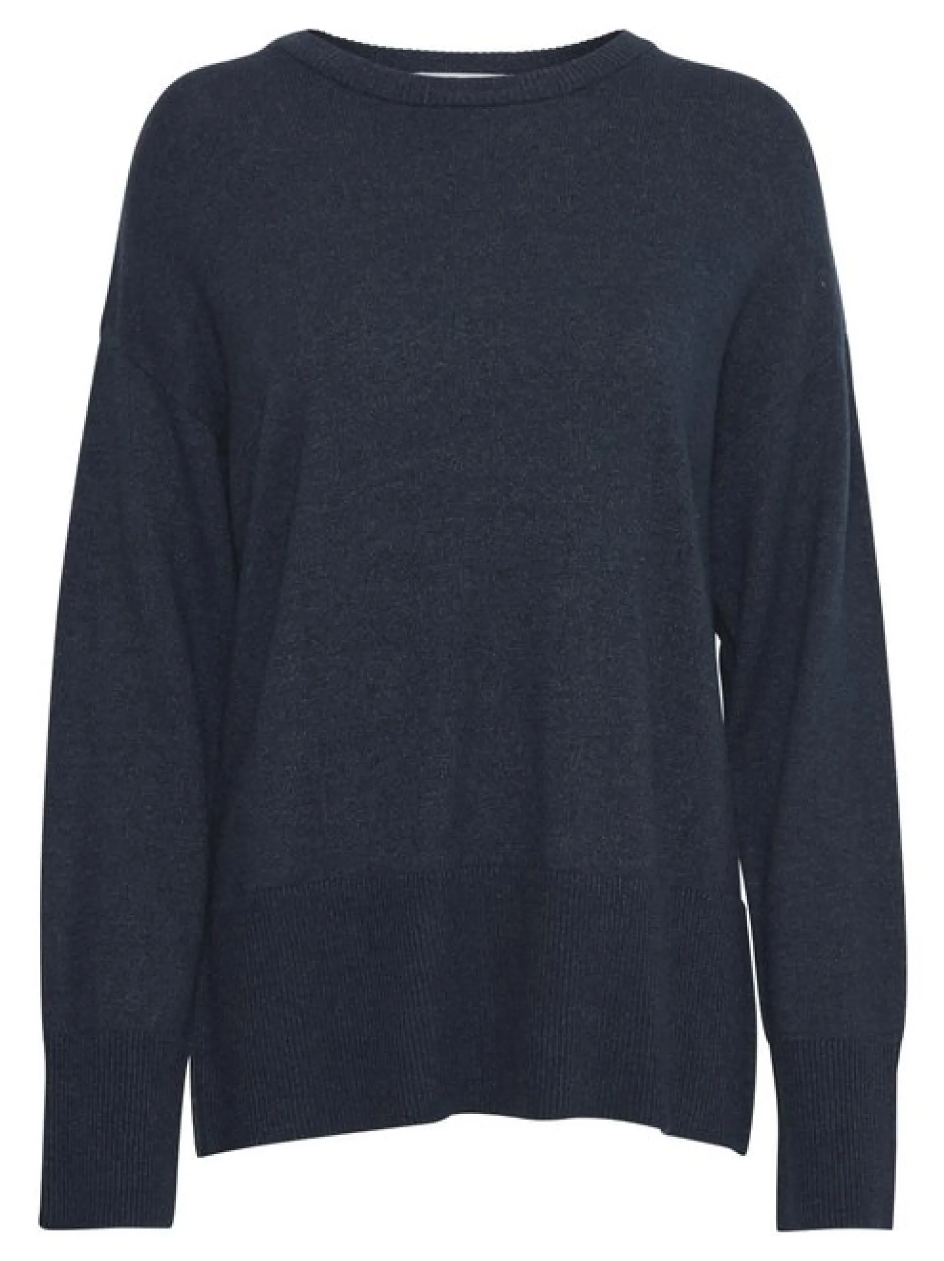 PULZ Jeans Damen Strickpullover PZSTEFFI in marine
