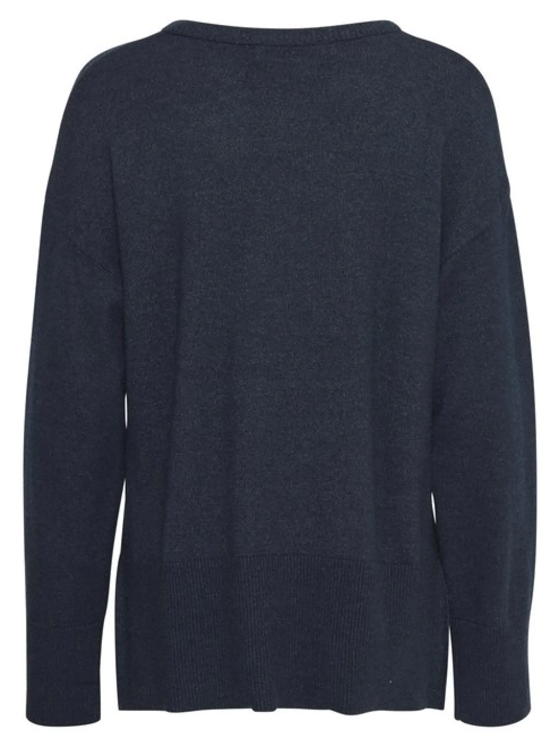 PULZ Jeans Damen Strickpullover PZSTEFFI in marine