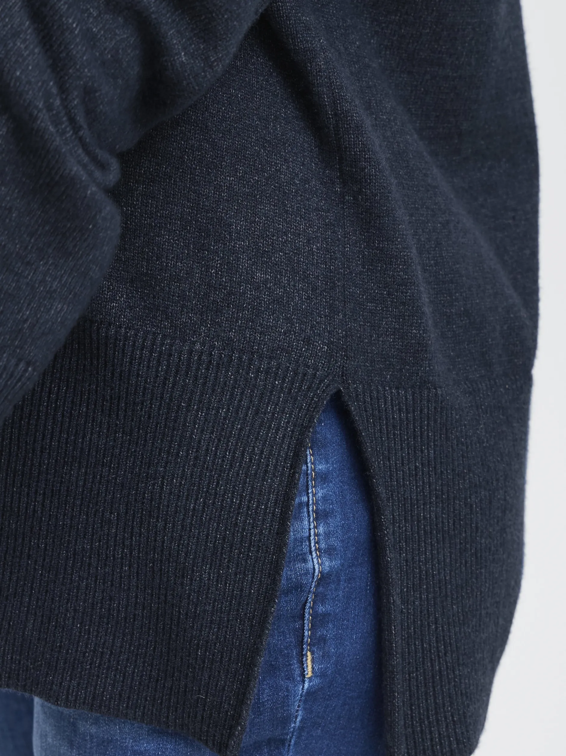 PULZ Jeans Damen Strickpullover PZSTEFFI in marine