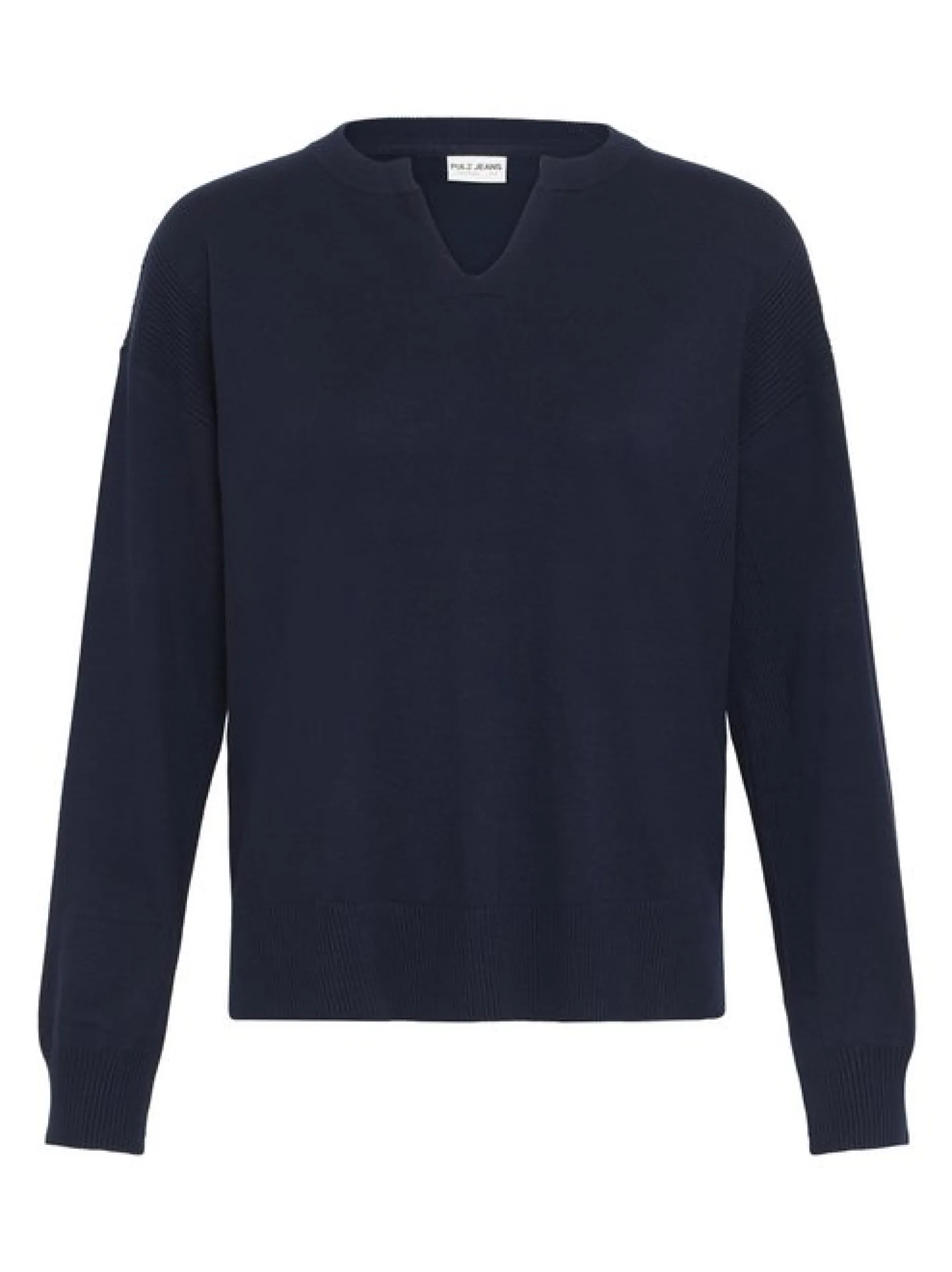 PULZ Jeans Damen Strickpullover PZSARA in marine