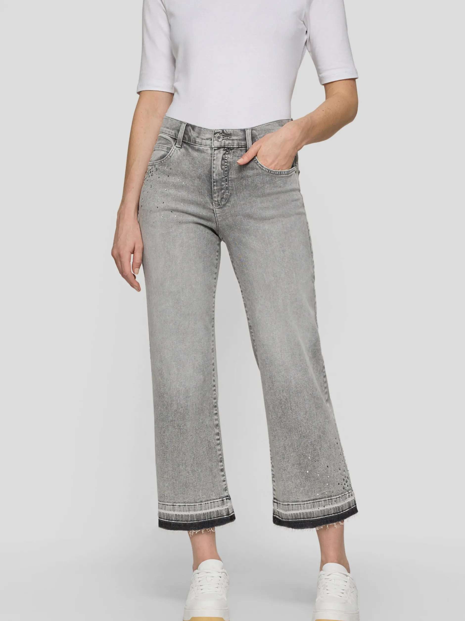 RABE Damen Jeans in grau denim