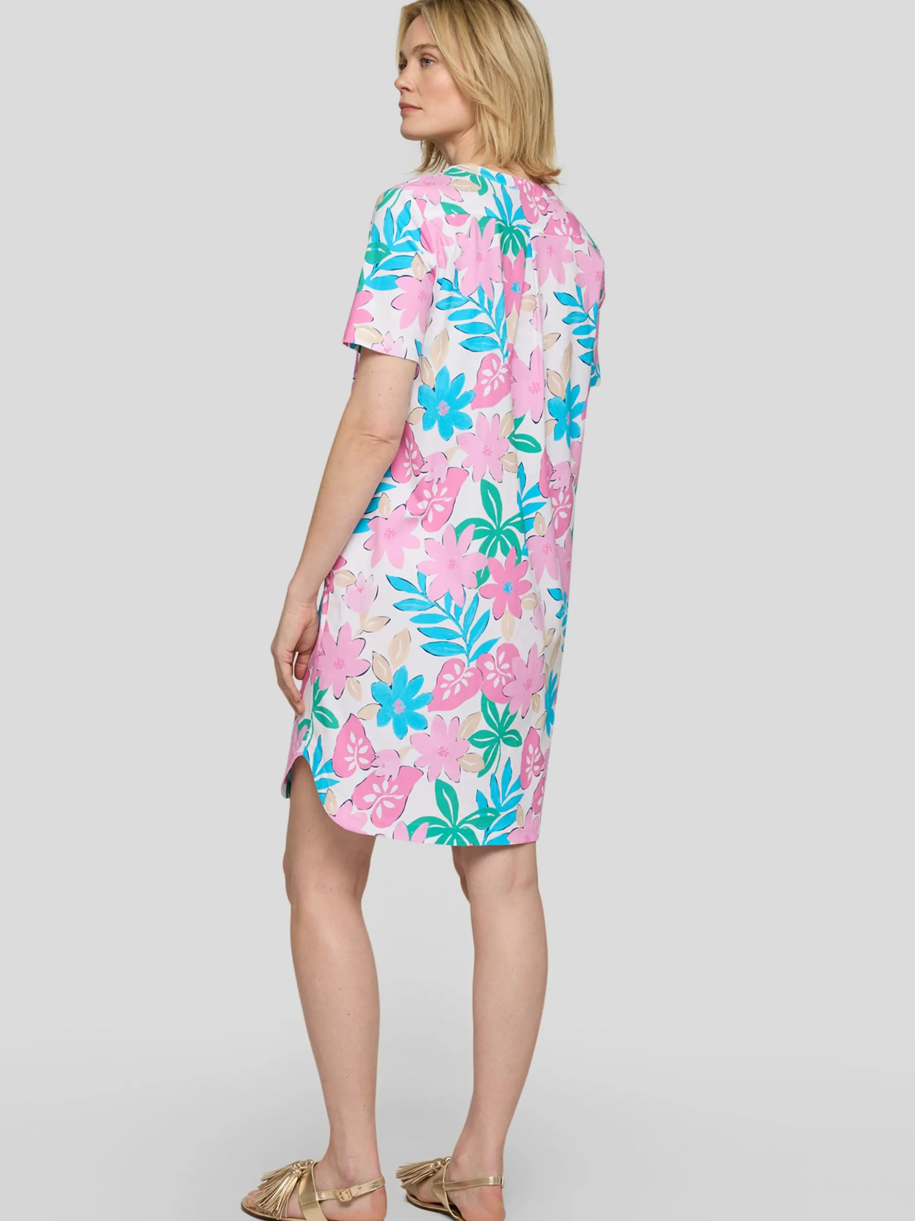 RABE Damen Kleid in rosa mehrfarbig