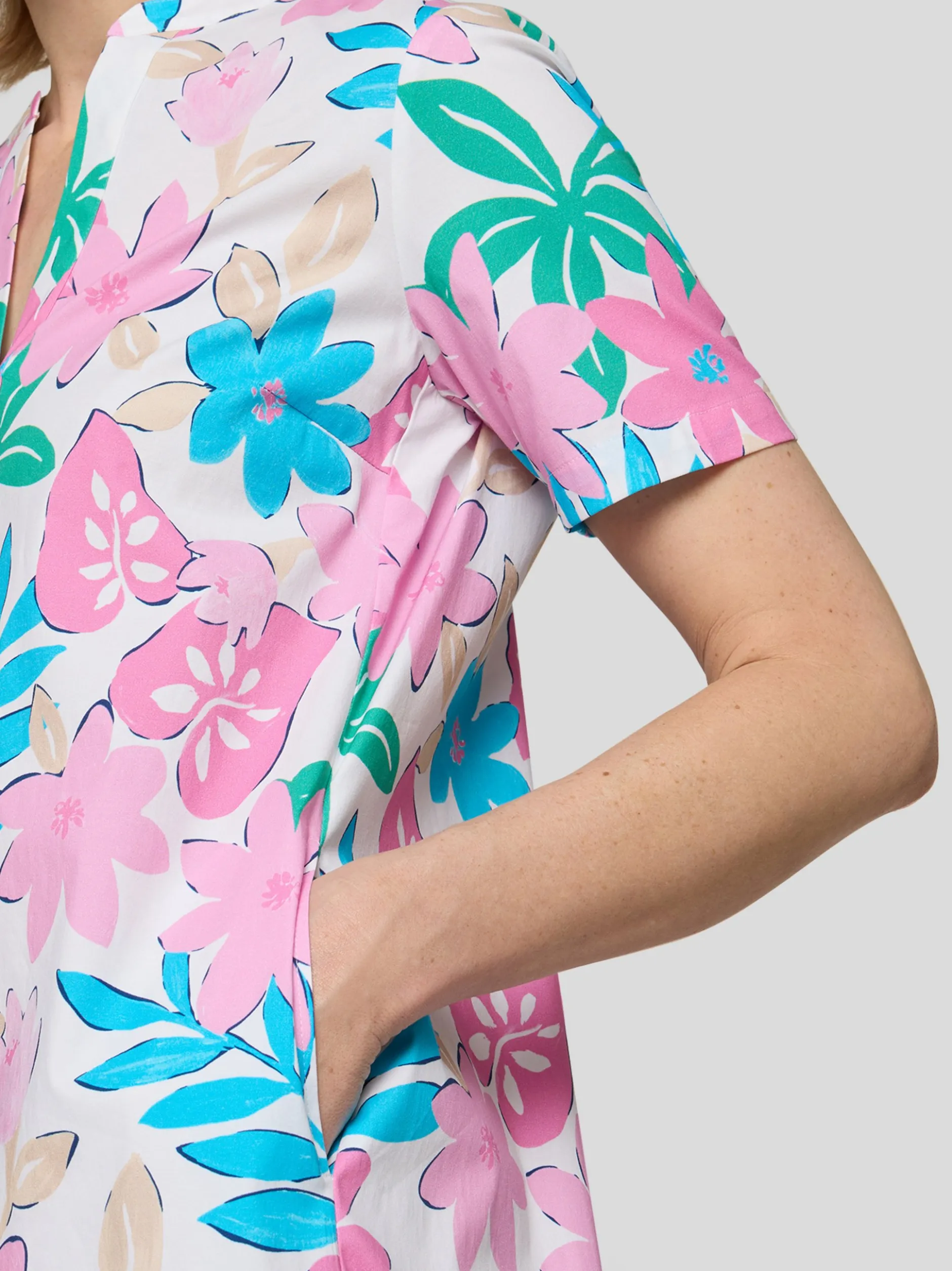 RABE Damen Kleid in rosa mehrfarbig