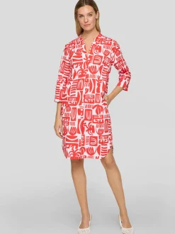 RABE Damen Kleid in weiß orange